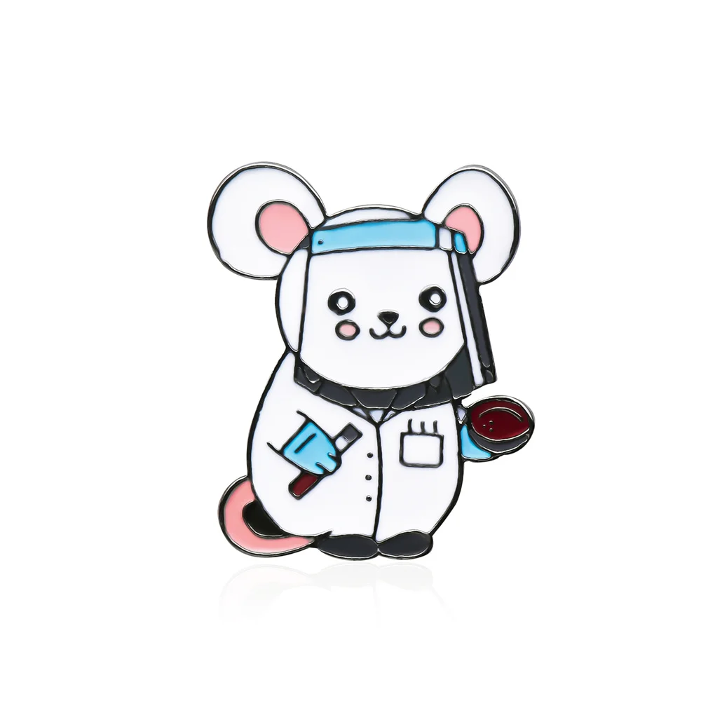 Science Lab Rabbit Hard Pin Cute Enamel Brooch for Microbiology Science Biology Chemist Hat Backpack Lapel Badge Jewelry
Science Lab Rabbit Hard Pin Cute Enamel Brooch for Microbiology Science Biology Chemist Hat Backpack Lapel Badge Jewelry