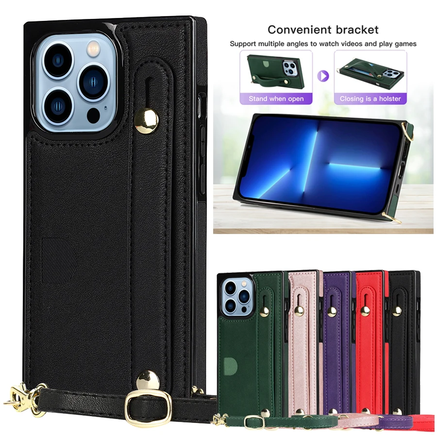 Кожаный чехол-бумажник с диагональным ремешком на запястье для iPhone 14 Pro Max 13 Pro Max 12 Pro Max 11 Pro Max SE 2022 X XR XS Max 8 7 6S Plus
Кожаный чехол-бумажник с диагональным ремешком на запястье для iPhone 14 Pro Max 13 Pro Max 12 Pro Max 11 Pro Max SE 2022 X XR XS Max 8 7 6S Plus