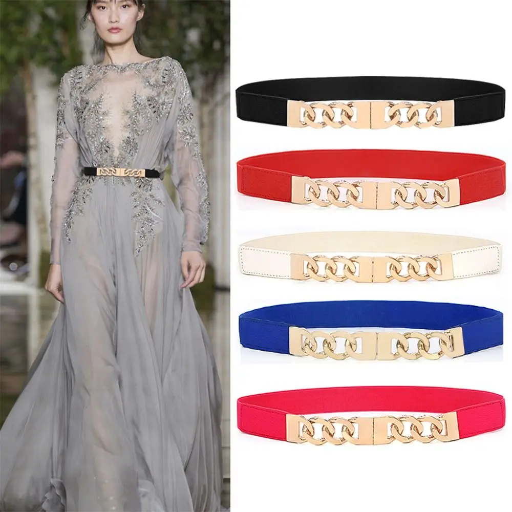Fashion Women Adjustable Punk Elastic Belts Waist Strap Stretch Decorative Waistband
Fashion Women Adjustable Punk Elastic Belts Waist Strap Stretch Decorative Waistband