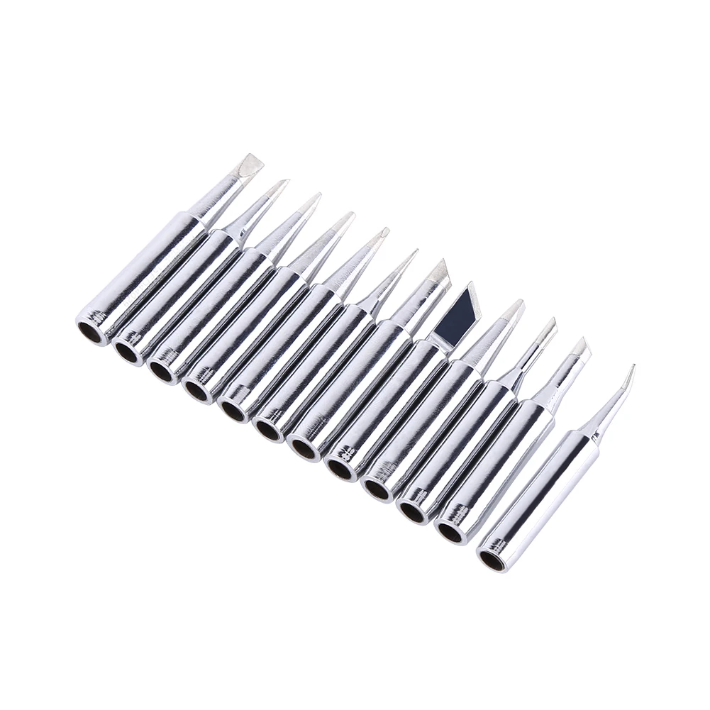 12Pcs Lead-free Soldering Tip Solder Replacement Tips 900M-T Rework Station Tool Iron Tip Iron Tip
12Pcs Lead-free Soldering Tip Solder Replacement Tips 900M-T Rework Station Tool Iron Tip Iron Tip