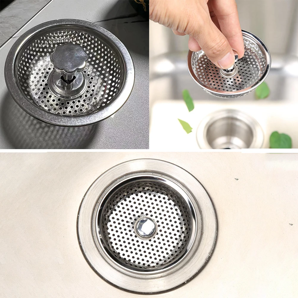 8.5 Cm Kitchen Water Sink Filter Sink Mesh Strainer Stainless Steel Bathroom Floor Drain Cover Shower Hair Catche Stopper
8.5 Cm Kitchen Water Sink Filter Sink Mesh Strainer Stainless Steel Bathroom Floor Drain Cover Shower Hair Catche Stopper