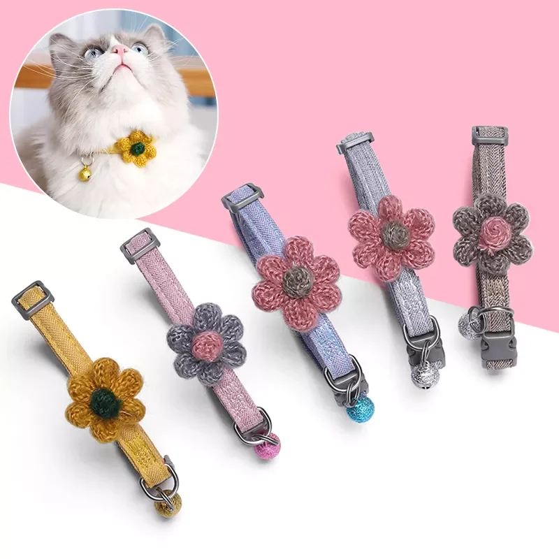 Adjustable Flower Bell Cat Collar Quick Release Pet Collars For Kitten Puppy Flower Shape Neck Strap Pet Grooming Supplies
Adjustable Flower Bell Cat Collar Quick Release Pet Collars For Kitten Puppy Flower Shape Neck Strap Pet Grooming Supplies