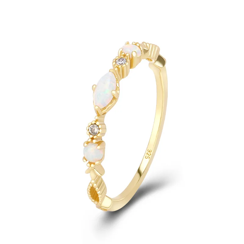 Japanese Simple Multi-fold Ring Female Opal Delicate Light Luxury Palace Retro 925 Sterling Silver Ring
Japanese Simple Multi-fold Ring Female Opal Delicate Light Luxury Palace Retro 925 Sterling Silver Ring