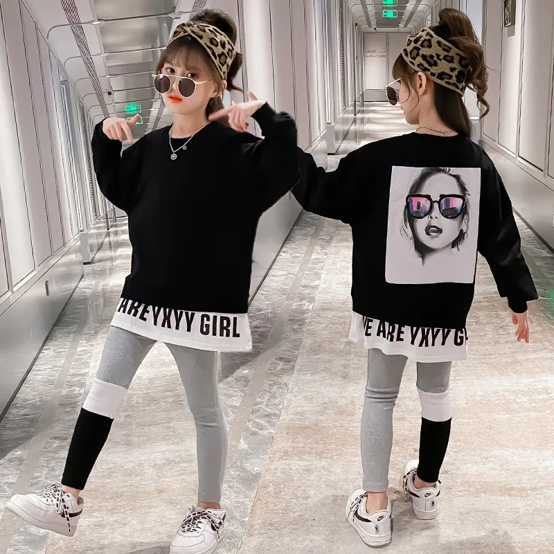 New Kids Clothes Sets Girls Autumn Clothing Teens Casual Big Children'S Sweater+ Pants Fashionable Sports Suits 4 5 7 9 11 13Y
New Kids Clothes Sets Girls Autumn Clothing Teens Casual Big Children'S Sweater+ Pants Fashionable Sports Suits 4 5 7 9 11 13Y