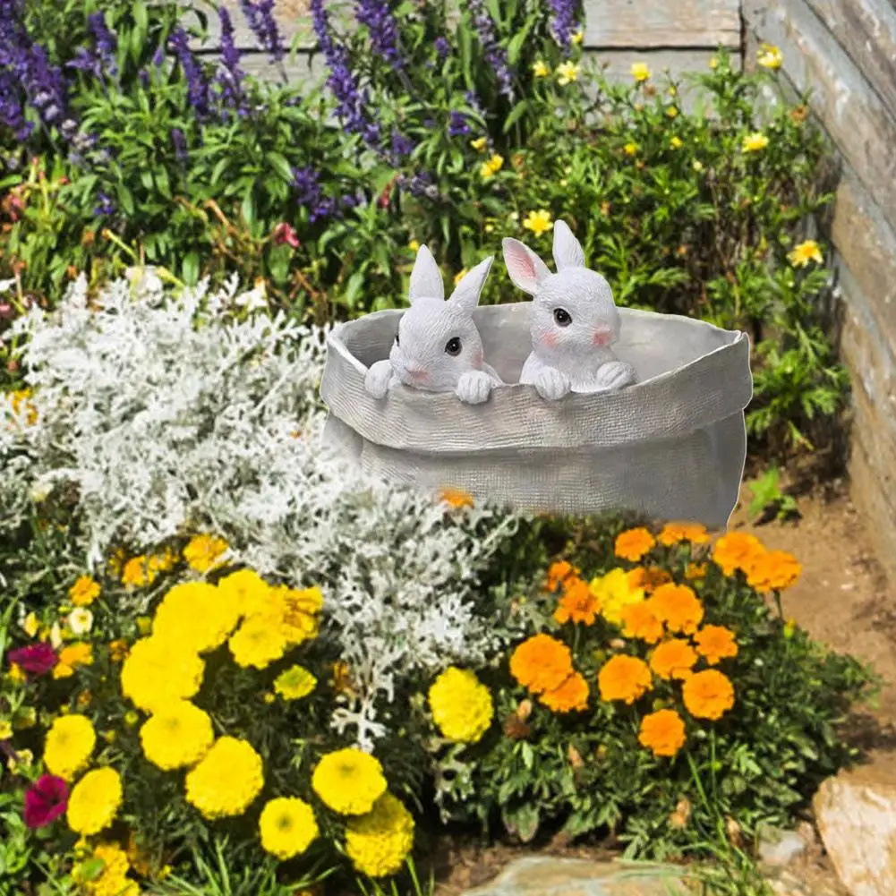 Practical Planter Pot Rabbit Flower Pot Eye-catching Realistic Exquisite Flower Succulent Pot Decorative
Practical Planter Pot Rabbit Flower Pot Eye-catching Realistic Exquisite Flower Succulent Pot Decorative