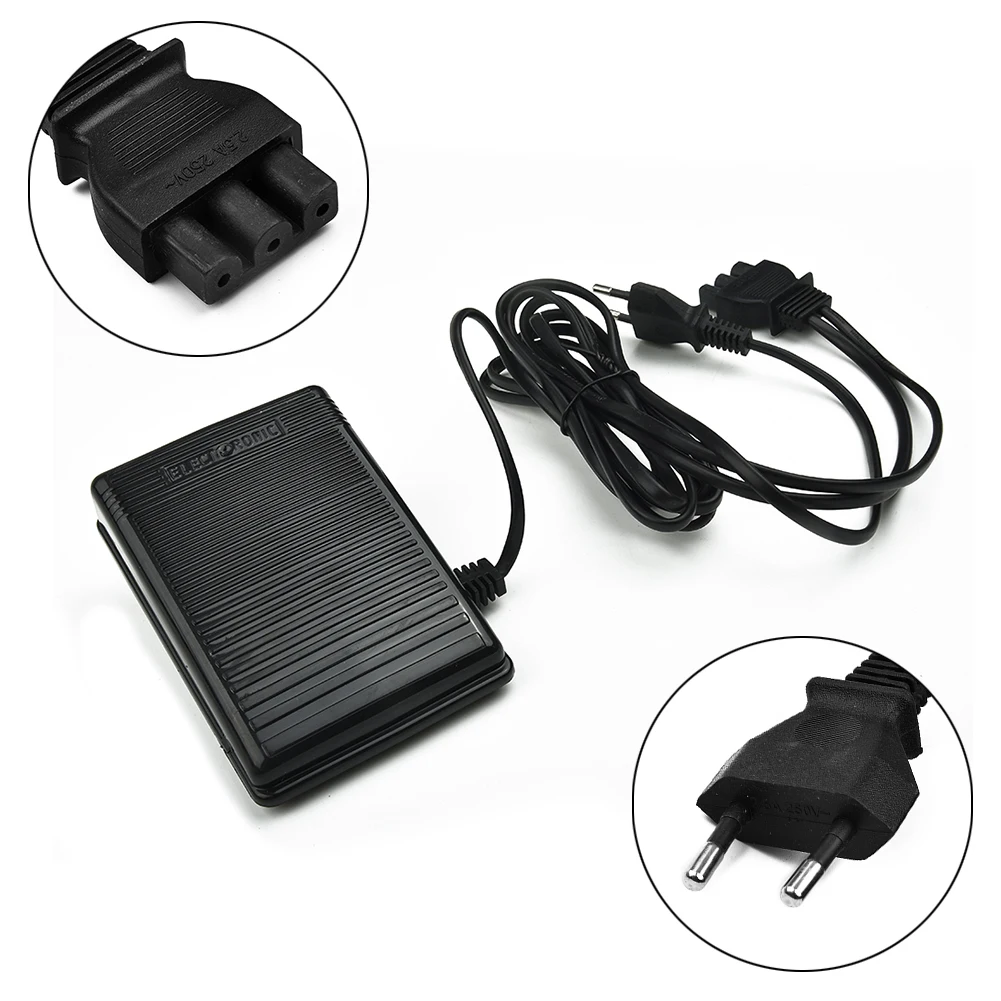 Sewing Control Pedal EU Plug+ UK Adapter For SINGER-Janome Sewing Machine Foot Control Pedal 200-240V 50Hz With Power Cord
Sewing Control Pedal EU Plug+ UK Adapter For SINGER-Janome Sewing Machine Foot Control Pedal 200-240V 50Hz With Power Cord