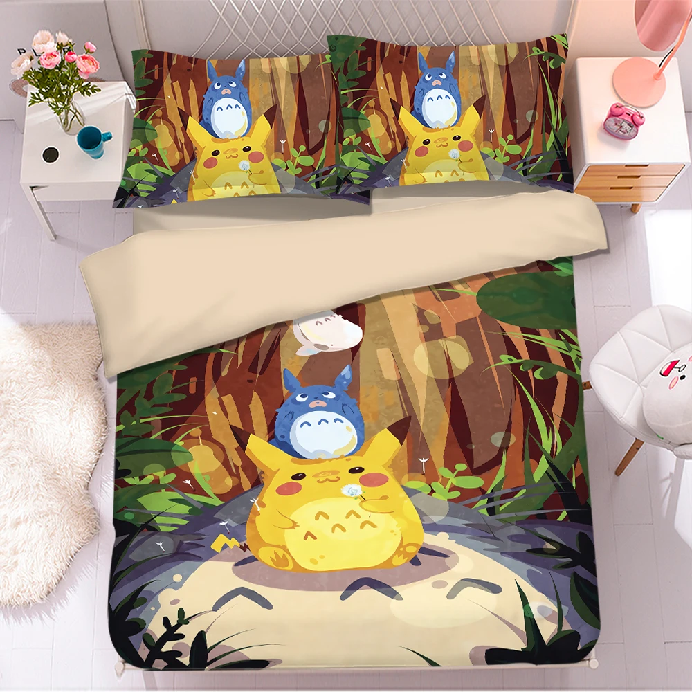 Bedding Set Duvet Covers Pillowcases Comforter Bedding Sets Bedclothes Bed Linen Totoro Bedding Sets 07 Popular Anime Totoro 3D
Bedding Set Duvet Covers Pillowcases Comforter Bedding Sets Bedclothes Bed Linen Totoro Bedding Sets 07 Popular Anime Totoro 3D
