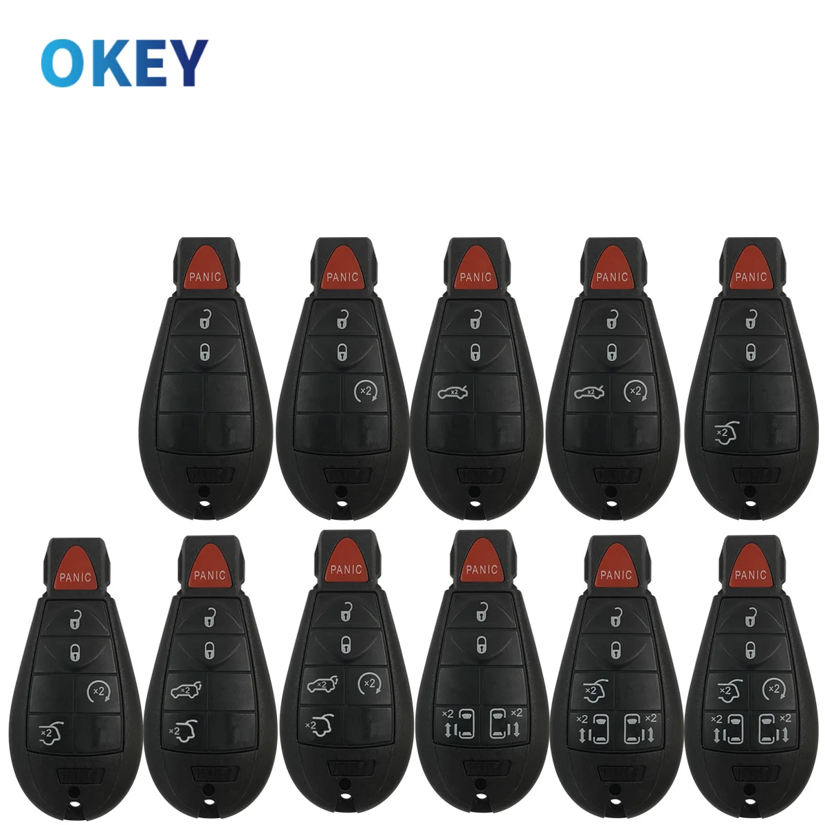 Okey Remote Car Key Shell Replacement For Chrysler Country Town Jeep Cherokee Dodge 300 Charger Magnum
Okey Remote Car Key Shell Replacement For Chrysler Country Town Jeep Cherokee Dodge 300 Charger Magnum