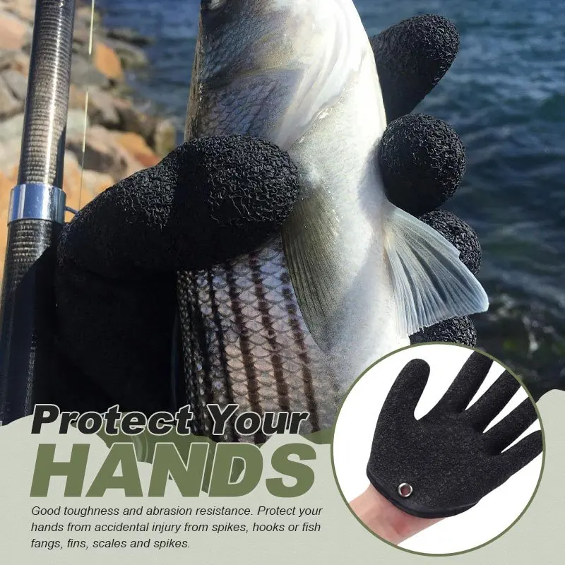 Anti-slip fishing glovesPuncture and puncture resistantWaterproof fishing latex glovesHunting outdoor multipurpose gloves
Anti-slip fishing glovesPuncture and puncture resistantWaterproof fishing latex glovesHunting outdoor multipurpose gloves