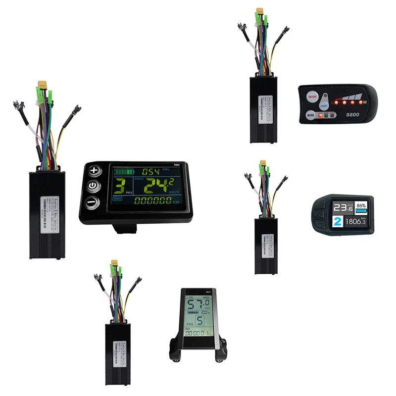 Electric Bicycle Controller LCD Display 36V 48V 30A 750W 1000W 2 Model Sinewave Accessories