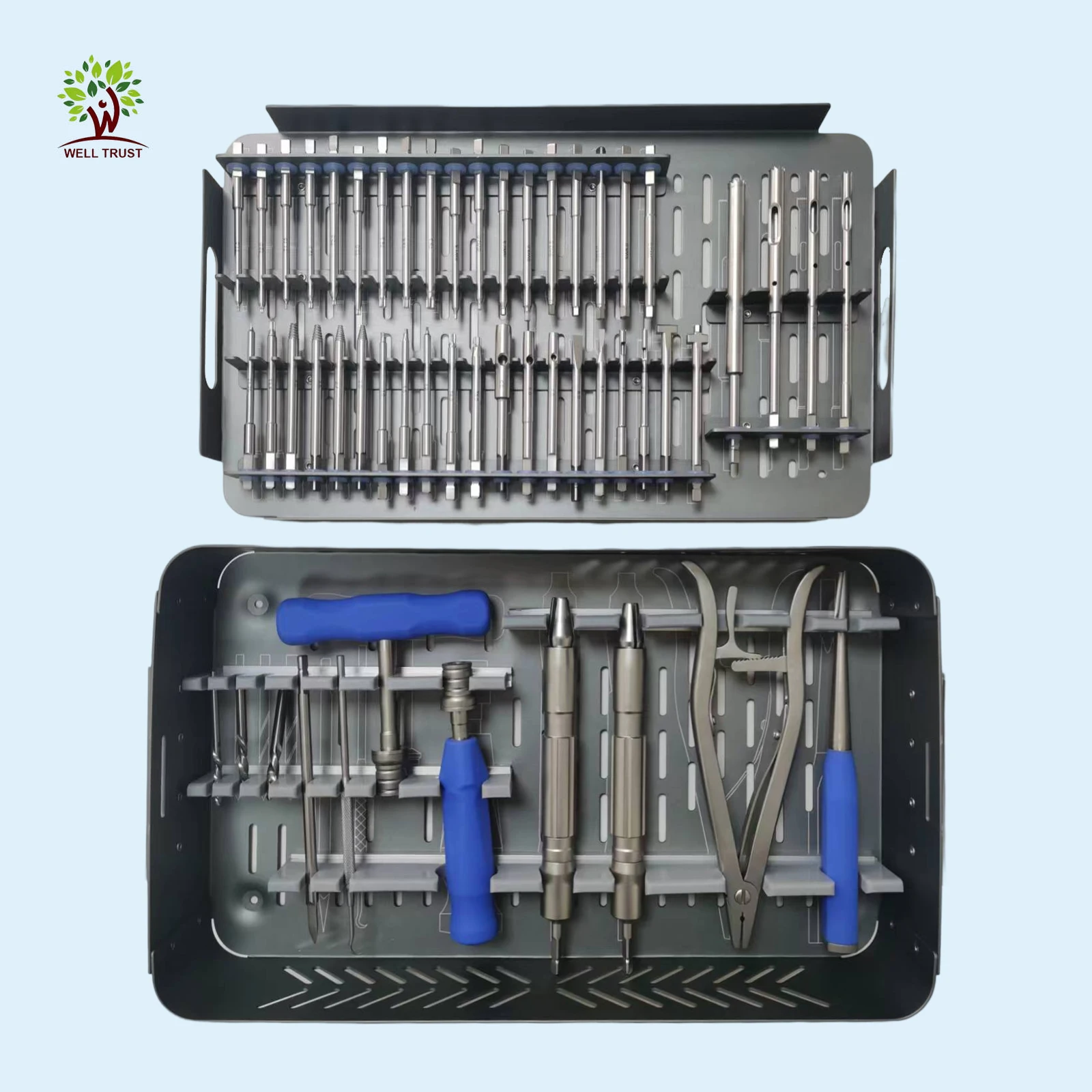 Orthopedics Broken Screw Removal Instrument Set Veterinary Extractor Screw Broken Screw Medical Orthopedic Tool Instruments
Orthopedics Broken Screw Removal Instrument Set Veterinary Extractor Screw Broken Screw Medical Orthopedic Tool Instruments