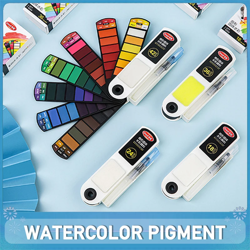 

Mink Watercolor Paint Set Solid Watercolor Pigment for Beginner Painting Professional Children's Watercolor Paints Pigment