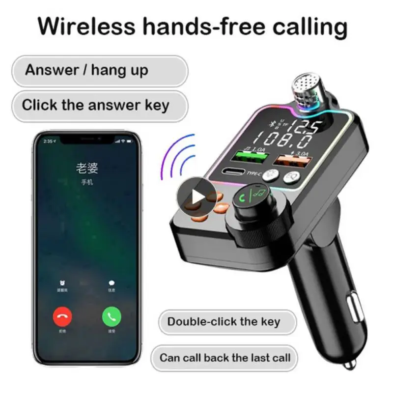 3.1a Car Fm Transmitter Multifunctional Hands-free Car Charger Adapter Dual Usb Portable Car Accessories Q15 Bluetooth Charger
3.1a Car Fm Transmitter Multifunctional Hands-free Car Charger Adapter Dual Usb Portable Car Accessories Q15 Bluetooth Charger