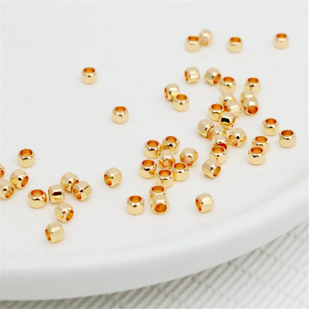 14k gold covered color preserving 2.5x3mm multi-faceted beads diy handmade jewelry loose bead accessories material
14k gold covered color preserving 2.5x3mm multi-faceted beads diy handmade jewelry loose bead accessories material