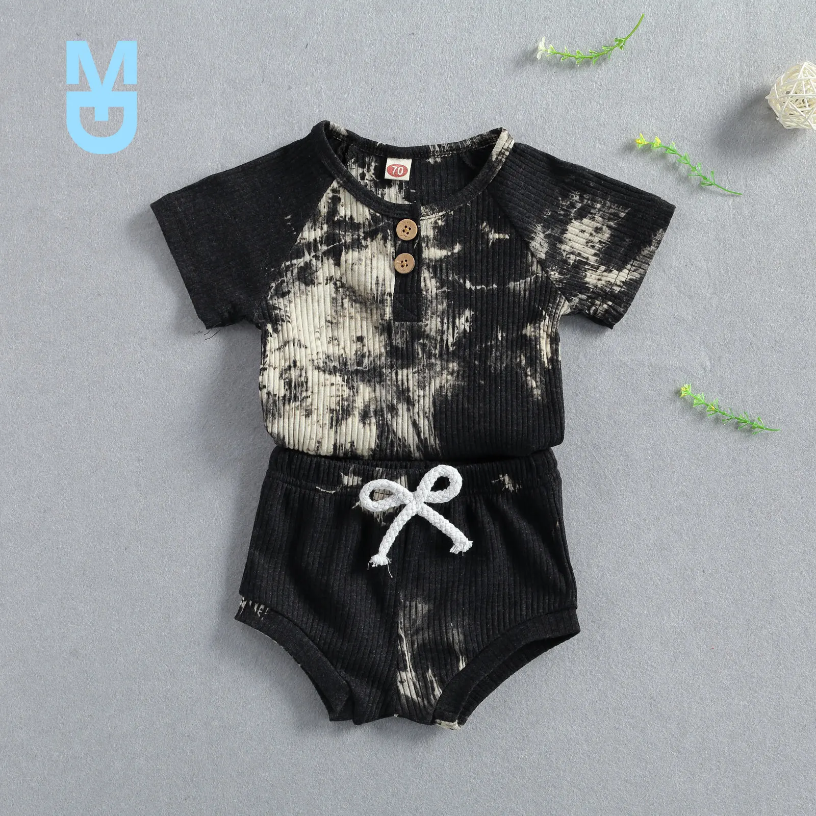 New Summer Infant Baby Girls Clothes Sets Tie-Dye Printed Knit Short Sleeve T Shirts Tops Shorts 3 Colors
New Summer Infant Baby Girls Clothes Sets Tie-Dye Printed Knit Short Sleeve T Shirts Tops Shorts 3 Colors