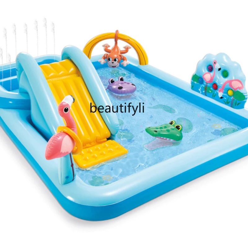 zq Family Spray Pond Inflatable Ocean Ball Pool Infant Children Paddling Pool Swimming Pool Fishing Pool
zq Family Spray Pond Inflatable Ocean Ball Pool Infant Children Paddling Pool Swimming Pool Fishing Pool