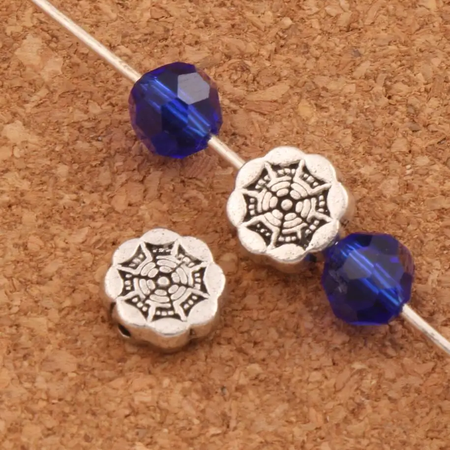 Carved Etched Round Flat Beads Tibetan Silver 7.4x7.4mm 60PCS Zinc Alloy Spacers Jewelry Findings L598
Carved Etched Round Flat Beads Tibetan Silver 7.4x7.4mm 60PCS Zinc Alloy Spacers Jewelry Findings L598