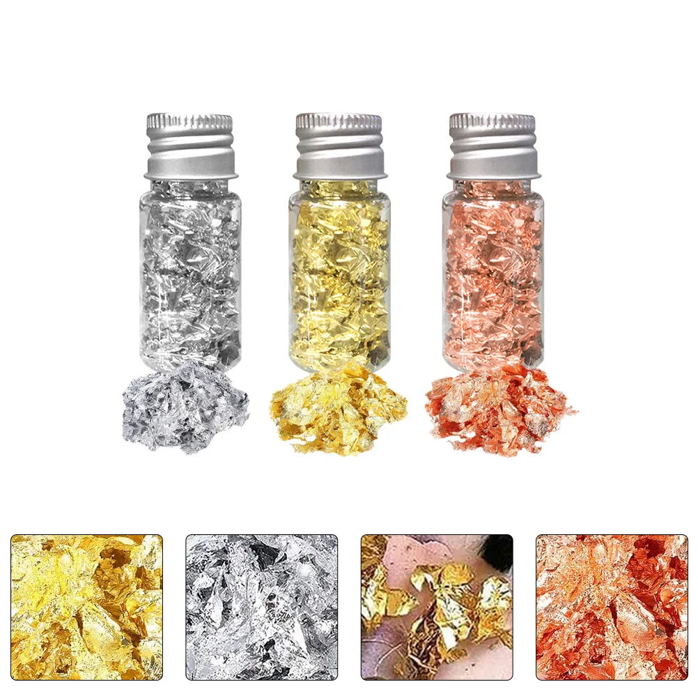 3 Bottles Nail Sticker Gold Foil Baking Paper Nail Flakes Decorate 5.5X2.3X2.3CM Leaf Decorative
3 Bottles Nail Sticker Gold Foil Baking Paper Nail Flakes Decorate 5.5X2.3X2.3CM Leaf Decorative