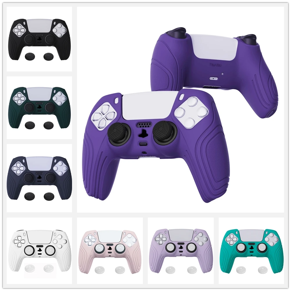 PlayVital Samurai Edition Anti-slip Controller Grip Silicone Skin Protective Case for ps5 Controller with Thumb Stick Caps
PlayVital Samurai Edition Anti-slip Controller Grip Silicone Skin Protective Case for ps5 Controller with Thumb Stick Caps