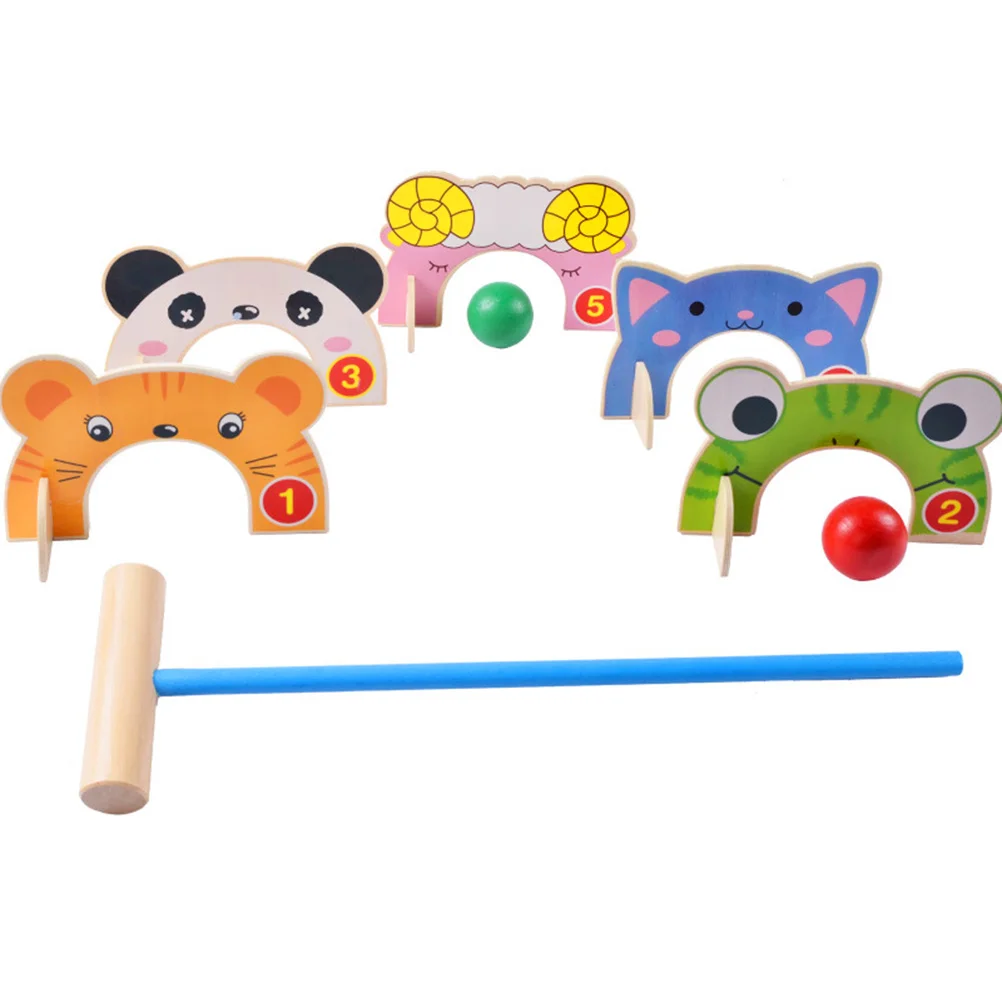 Travel Set Croquet Set 2 Kids Travel Toys Animal Croquet Set Block Toys Mini Golf Outdoor Leisure
Travel Set Croquet Set 2 Kids Travel Toys Animal Croquet Set Block Toys Mini Golf Outdoor Leisure