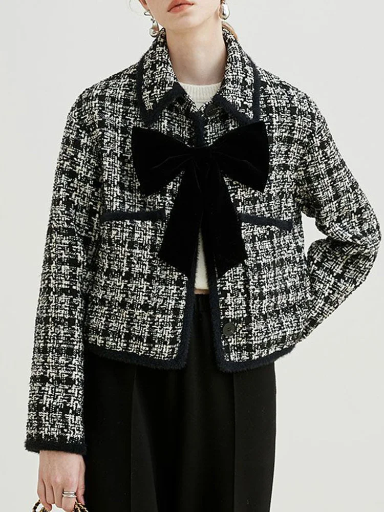 HWL Women's Winter Elegant Vintage Plaid Tweed Outwear Slim Fit Blazer Work Office Short Jacket Coat
HWL Women's Winter Elegant Vintage Plaid Tweed Outwear Slim Fit Blazer Work Office Short Jacket Coat