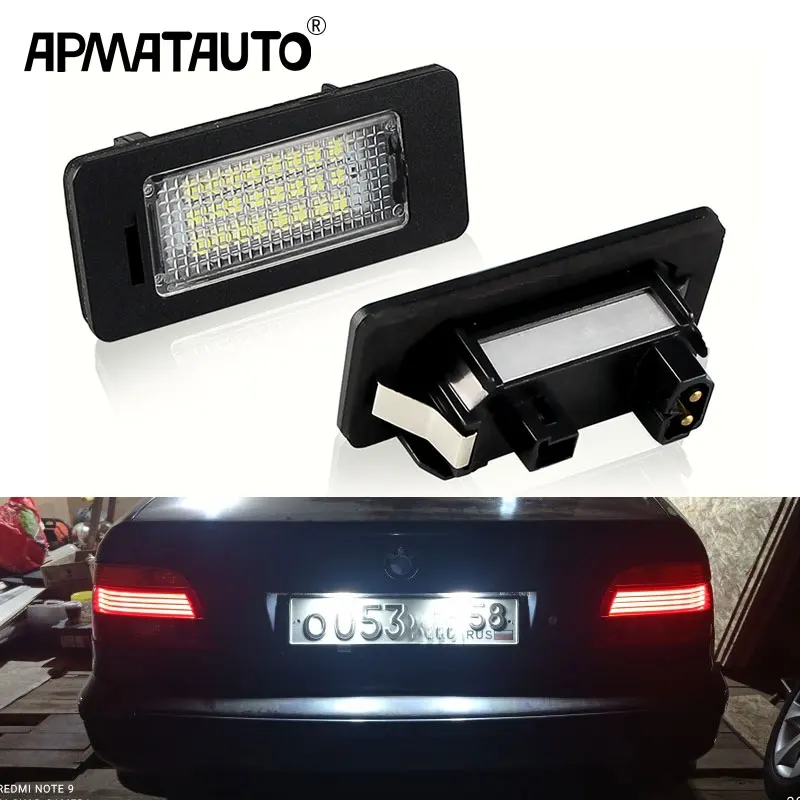 2pcs Canbus Led Number License Plate Light White FOR BMW 5-series 1997-2003 E39 (525i,528i,530i,540i,540iA) E39 M5 2000-2003
2pcs Canbus Led Number License Plate Light White FOR BMW 5-series 1997-2003 E39 (525i,528i,530i,540i,540iA) E39 M5 2000-2003