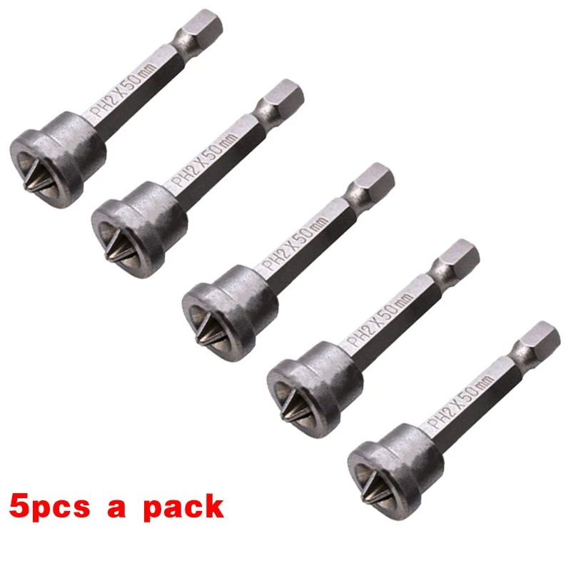 5pcs/set 50mm Drywall Plasterboard Screwdriver Phillips Bit Ph2 1/4 Magnetic Bit Power Drill Drill Driver Well Drill Tools Parts
5pcs/set 50mm Drywall Plasterboard Screwdriver Phillips Bit Ph2 1/4 Magnetic Bit Power Drill Drill Driver Well Drill Tools Parts