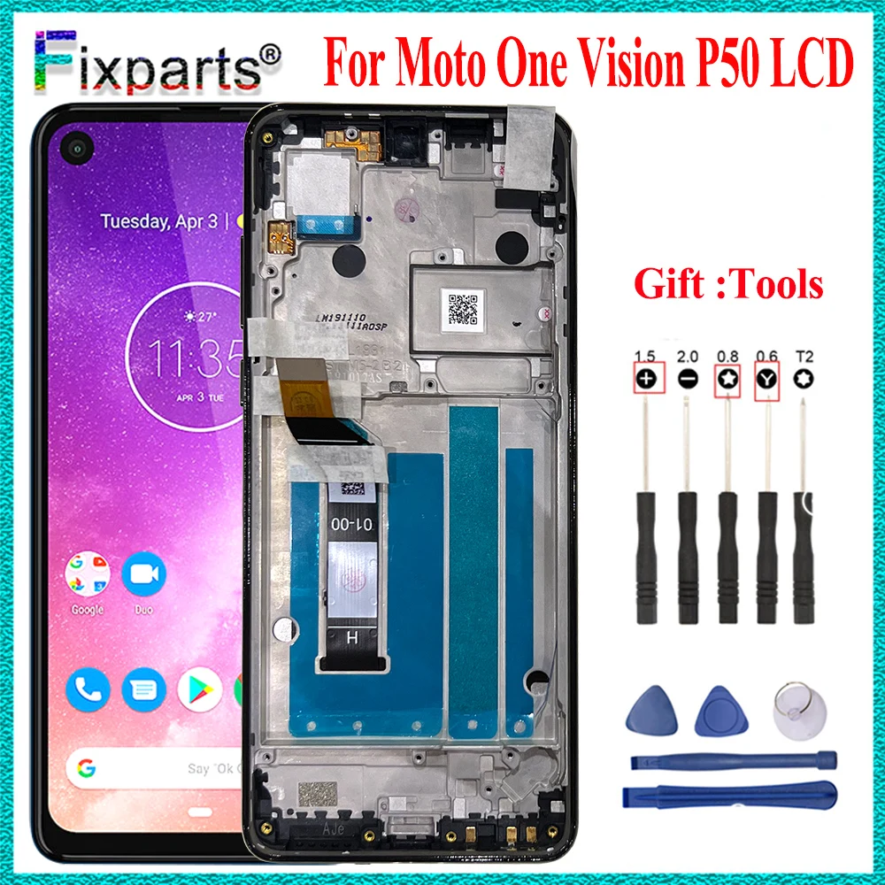 Tested New For Motorola Moto One Vision LCD One Vision Display Touch Screen Sensor Panel Digiziter Assembly New For Moto P50 LCD
Tested New For Motorola Moto One Vision LCD One Vision Display Touch Screen Sensor Panel Digiziter Assembly New For Moto P50 LCD