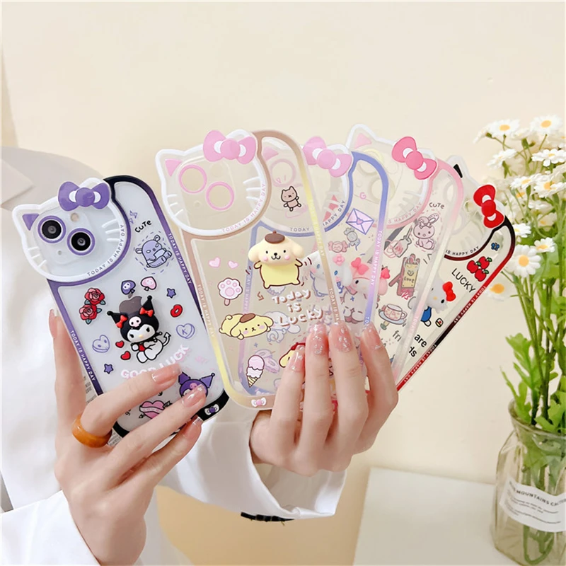Милый чехол для Iphone с Hello Kitty, мимелоди коричные для Iphone 11, 12, 13 моделей, Милые силиконовые аксессуары для телефонов с защитой от падения
Милый чехол для Iphone с Hello Kitty, мимелоди коричные для Iphone 11, 12, 13 моделей, Милые силиконовые аксессуары для телефонов с защитой от падения