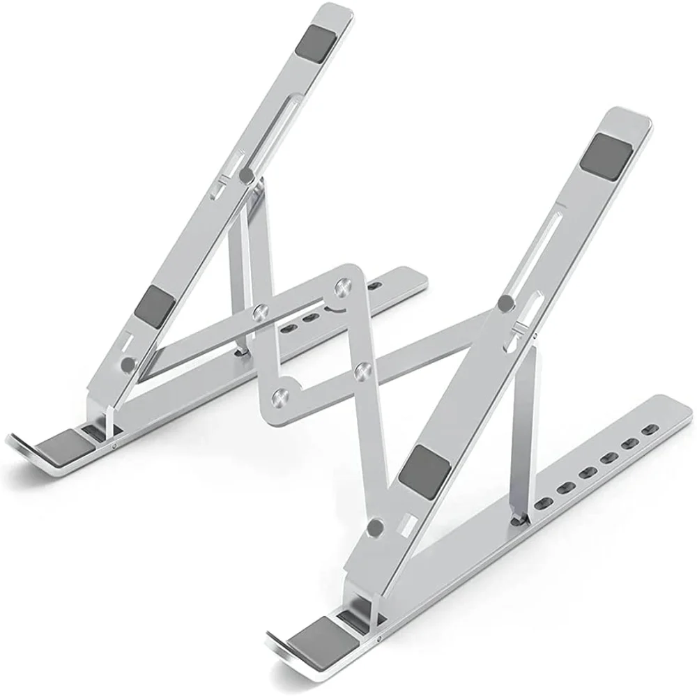 Foldable Portable Aluminum Laptop Stand, Adjustable 7-Position Height Adjustable Relieve Neck Fatigue for MacBook Air Pro IPad02 
Foldable Portable Aluminum Laptop Stand, Adjustable 7-Position Height Adjustable Relieve Neck Fatigue for MacBook Air Pro IPad02