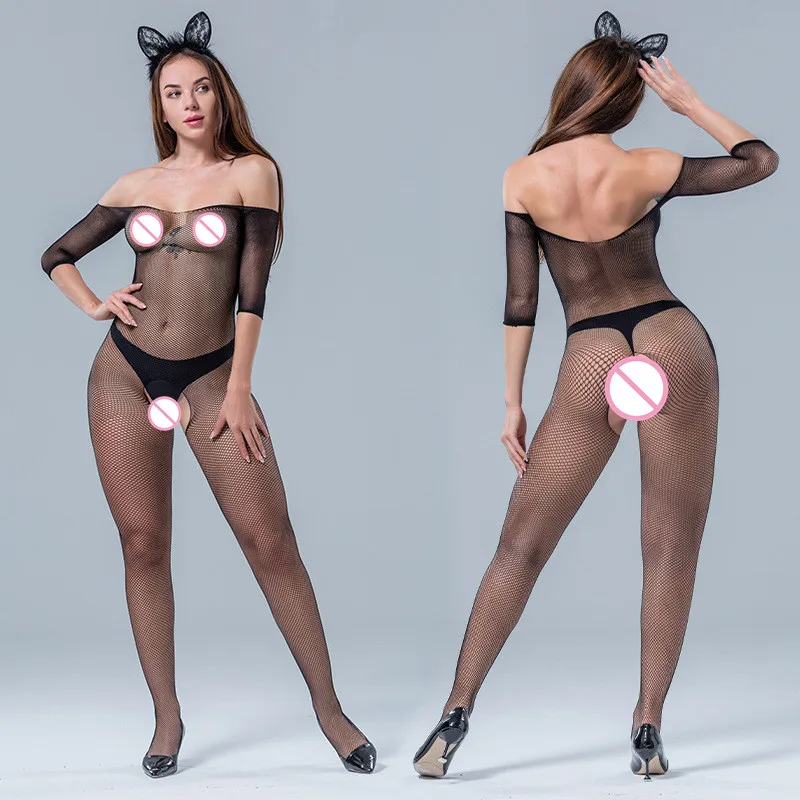 Sexy Lingerie Fishnet Bodystocking Transparent Bodysuit Women Open Crotch Body Erotic Costumes Teddy Lenceria Sensual Mujer S15
Sexy Lingerie Fishnet Bodystocking Transparent Bodysuit Women Open Crotch Body Erotic Costumes Teddy Lenceria Sensual Mujer S15