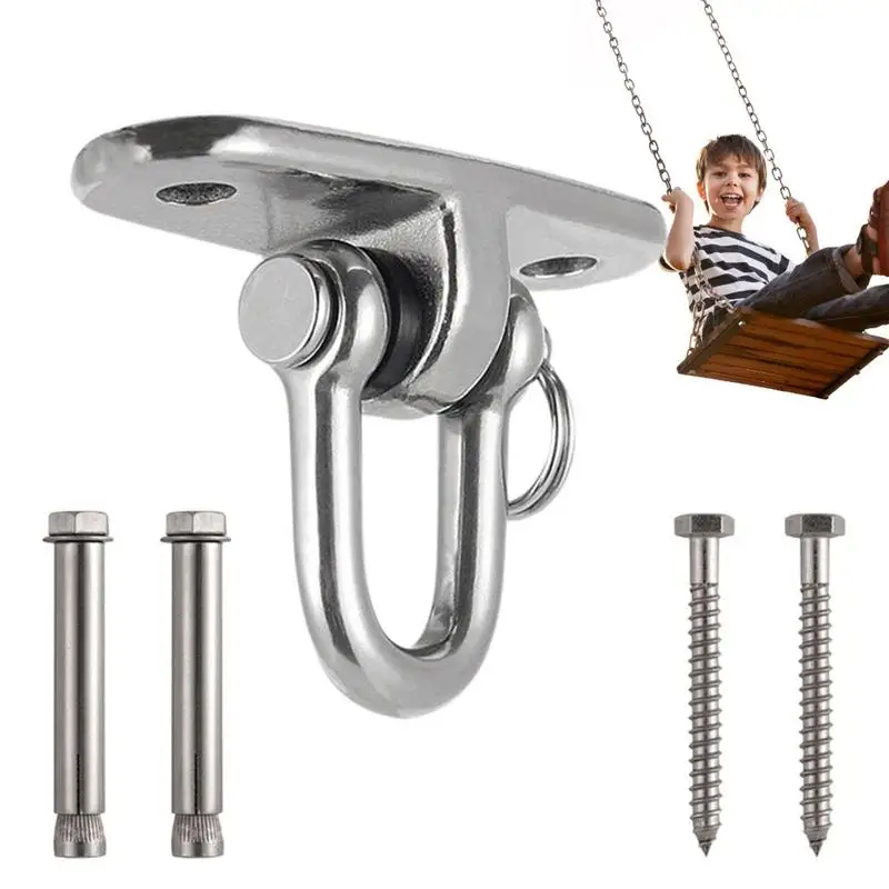 304 Stainless Steel Swing Brackets 360 Rotating Hammock Hanging Eye Plate For Swing Strength Training Boat Buckle Hardware Hook 
304 Stainless Steel Swing Brackets 360 Rotating Hammock Hanging Eye Plate For Swing Strength Training Boat Buckle Hardware Hook
