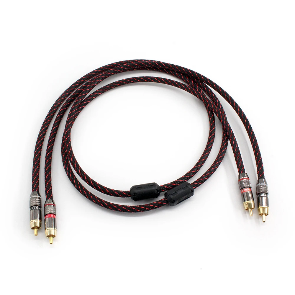 

Canare 1 пара RCA аудио кабель 2 RCA к 2 RCA межразъемные кабели HIFI стерео 4N OFC штекер-штекер для усилителя DAC TV автомобильного аудио