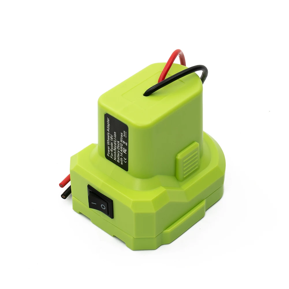 Battery Adapter For Ryobi One+ 18V Li-Ion Battery DIY Output Adapter Converter Power Connector 1332 12AWG RB18L50 With Fuse
Battery Adapter For Ryobi One+ 18V Li-Ion Battery DIY Output Adapter Converter Power Connector 1332 12AWG RB18L50 With Fuse