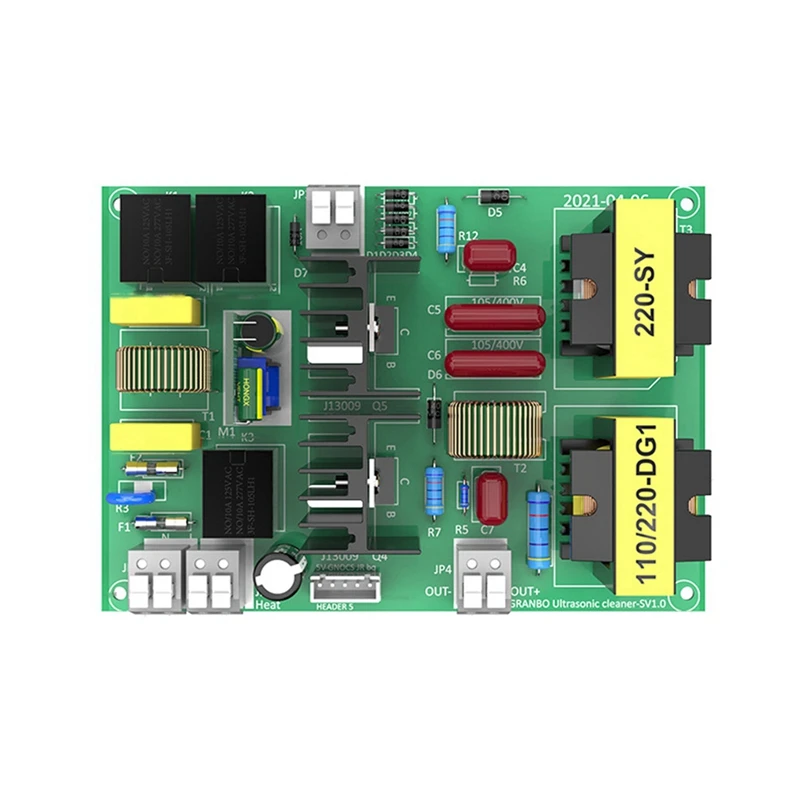 60W Ultrasonic Cleaner Circuit Board Parts Digital And Mechanical Control Ultrasonic Cleaner Drive Board Power
60W Ultrasonic Cleaner Circuit Board Parts Digital And Mechanical Control Ultrasonic Cleaner Drive Board Power