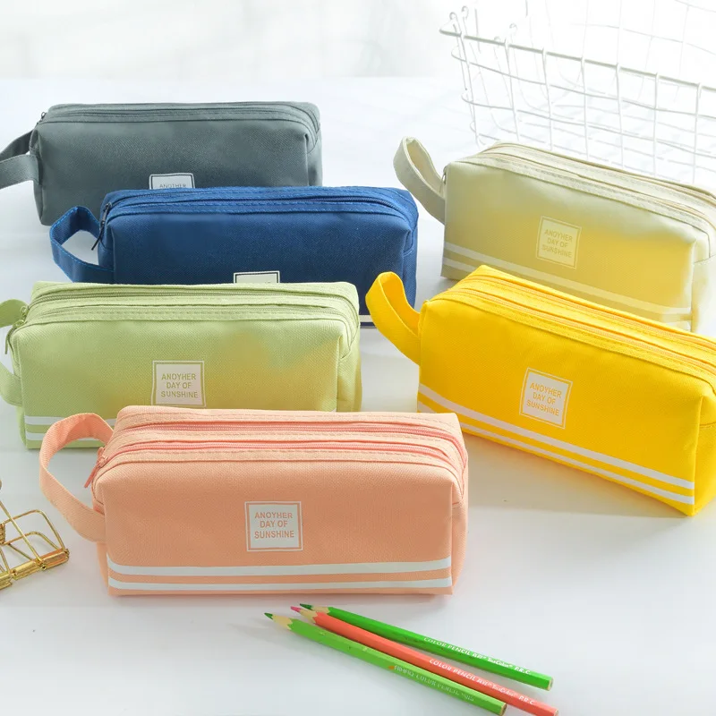 Canvas Pencil Case School Supplies Storage Bag Double Layer Pencil Bag Student Pen Bag Cute Pen Case Kid Stationery Bag
Canvas Pencil Case School Supplies Storage Bag Double Layer Pencil Bag Student Pen Bag Cute Pen Case Kid Stationery Bag