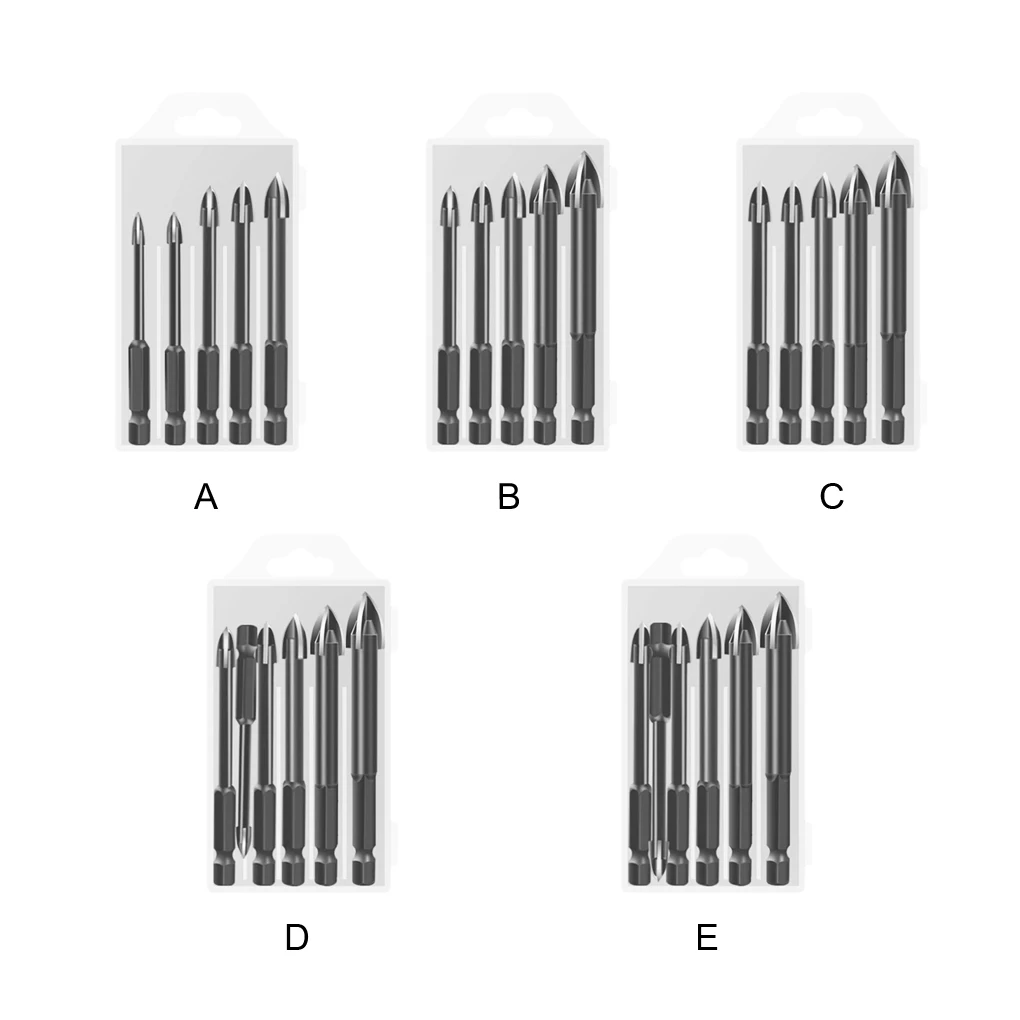 Drill Bit Kit Carbide Point Spear Head Glass Punch Multipurpose Long-lasting Household Accessories Professional
Drill Bit Kit Carbide Point Spear Head Glass Punch Multipurpose Long-lasting Household Accessories Professional