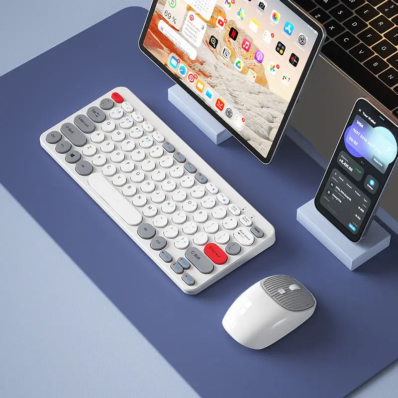 Wireless Bluetooth 2.4G Keyboard and Mouse Set 79 Key Keyboard Laptop Desktop Computer Tablet Android Pad Rechargeable Universal
Wireless Bluetooth 2.4G Keyboard and Mouse Set 79 Key Keyboard Laptop Desktop Computer Tablet Android Pad Rechargeable Universal