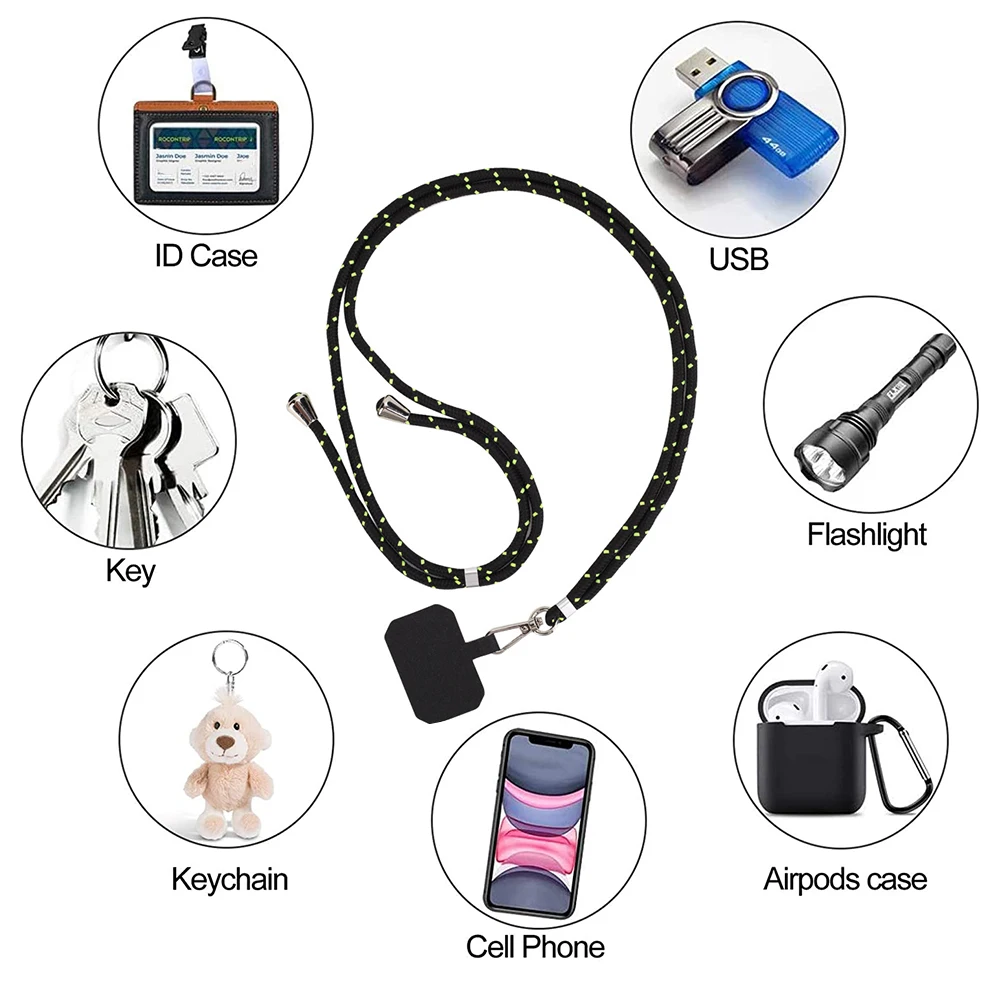 Universal Lanyard Mobile Phone Strap Hanging Neck Sling Anti-lost Anti-drop Multifunctional Cellphone Rope for Xiaomi/Huawei
Universal Lanyard Mobile Phone Strap Hanging Neck Sling Anti-lost Anti-drop Multifunctional Cellphone Rope for Xiaomi/Huawei