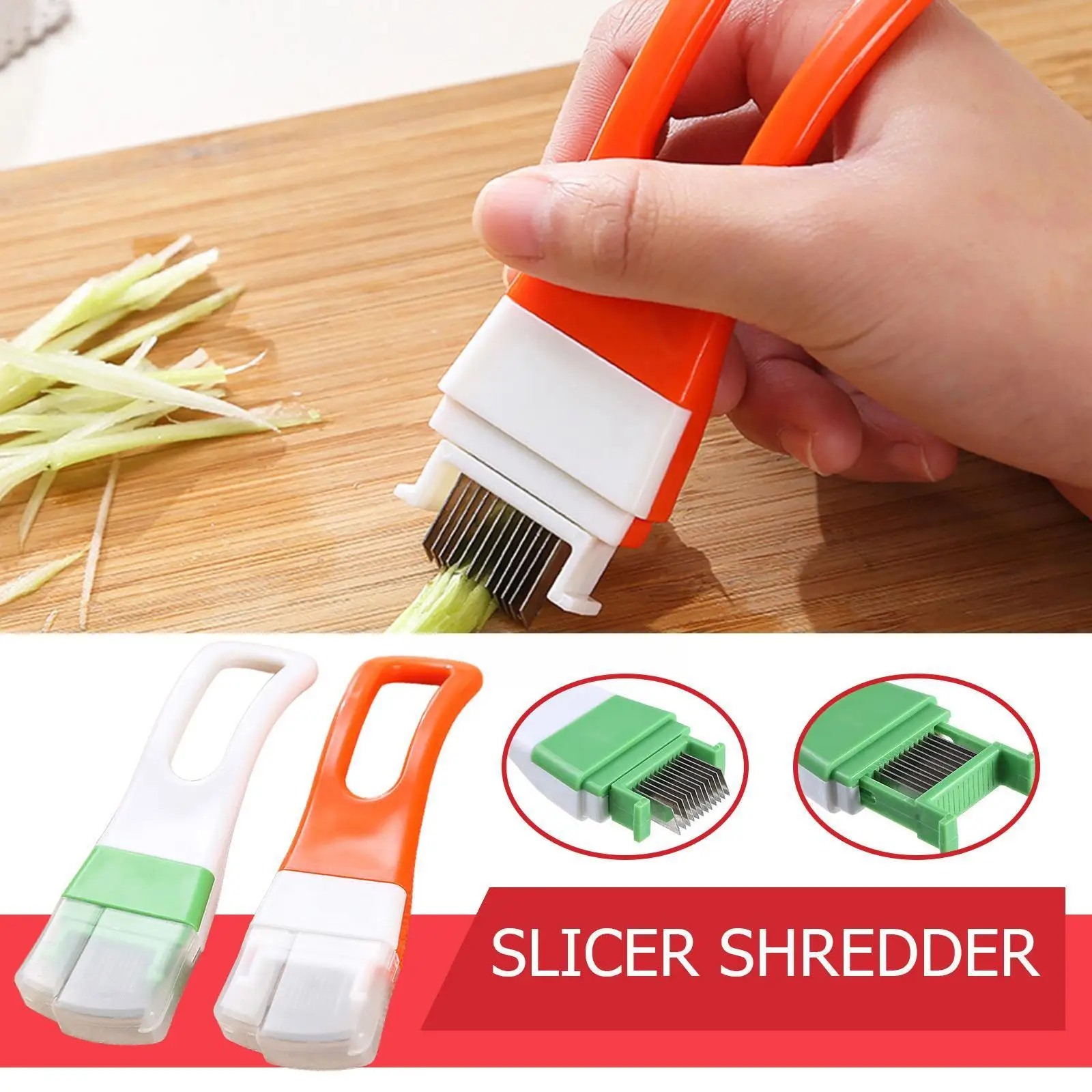 Multifunctional Steel Onion Slicer Grater Shredder Onion Knife Green Vegetable Cutter Scallion Onion Cutter V9o4
Multifunctional Steel Onion Slicer Grater Shredder Onion Knife Green Vegetable Cutter Scallion Onion Cutter V9o4