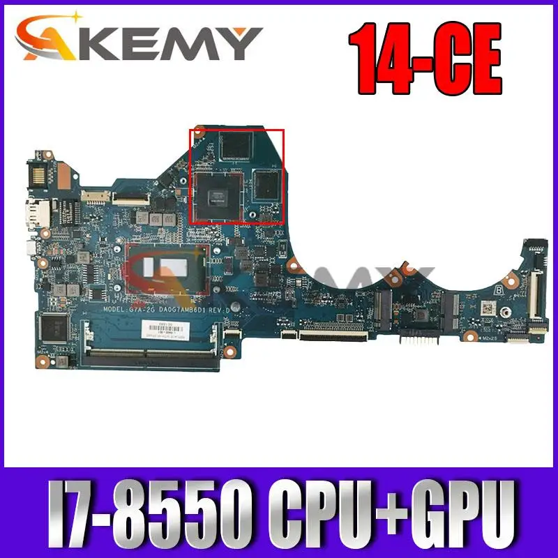 For Pavilion 14-CE TPN-Q207 laptop motherboard With i7-8550U 2GB DA0G7AMB6D1 L26404-601 L18497-001 L18497-601 mainboard
For Pavilion 14-CE TPN-Q207 laptop motherboard With i7-8550U 2GB DA0G7AMB6D1 L26404-601 L18497-001 L18497-601 mainboard