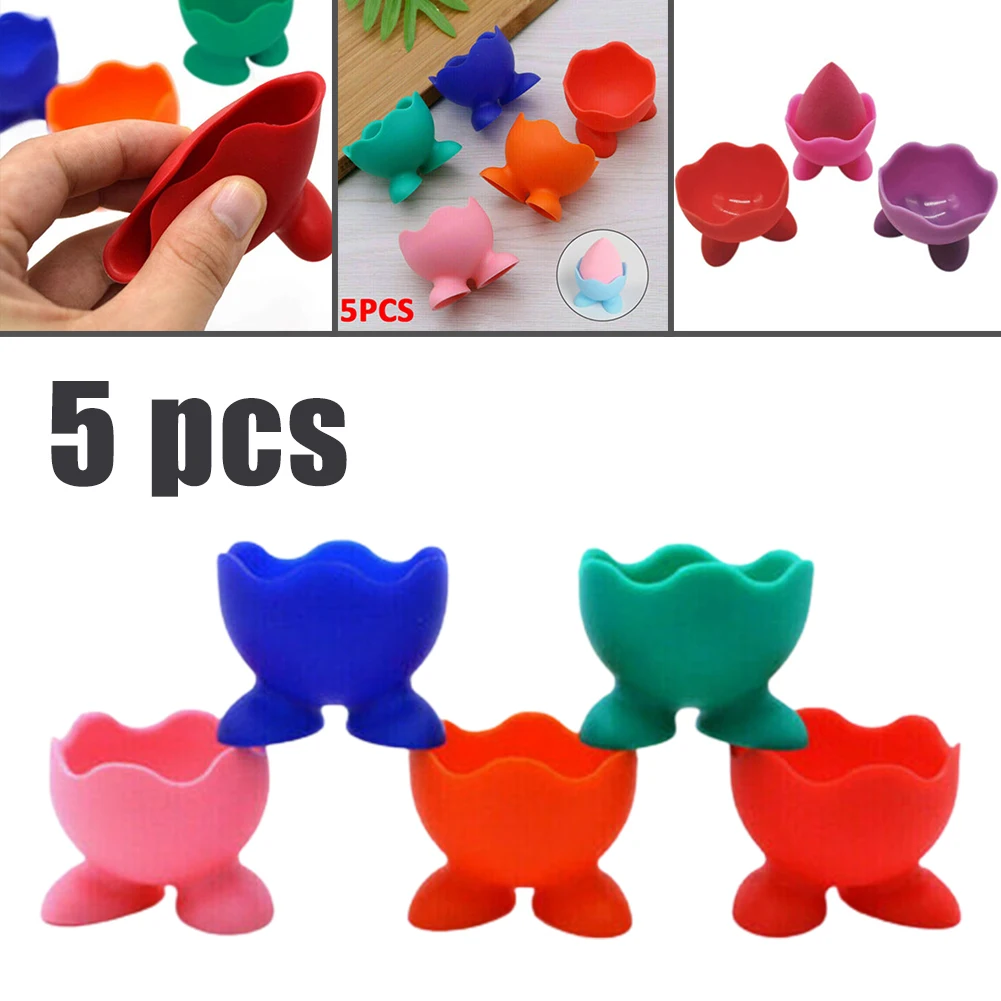 Egg Holder Egg Cup Cute Kitchen Silicone W/ Feet 5*5*4cm 5pcs/Set Accessories Breakfast Serving Shelf Hight Quality
Egg Holder Egg Cup Cute Kitchen Silicone W/ Feet 5*5*4cm 5pcs/Set Accessories Breakfast Serving Shelf Hight Quality