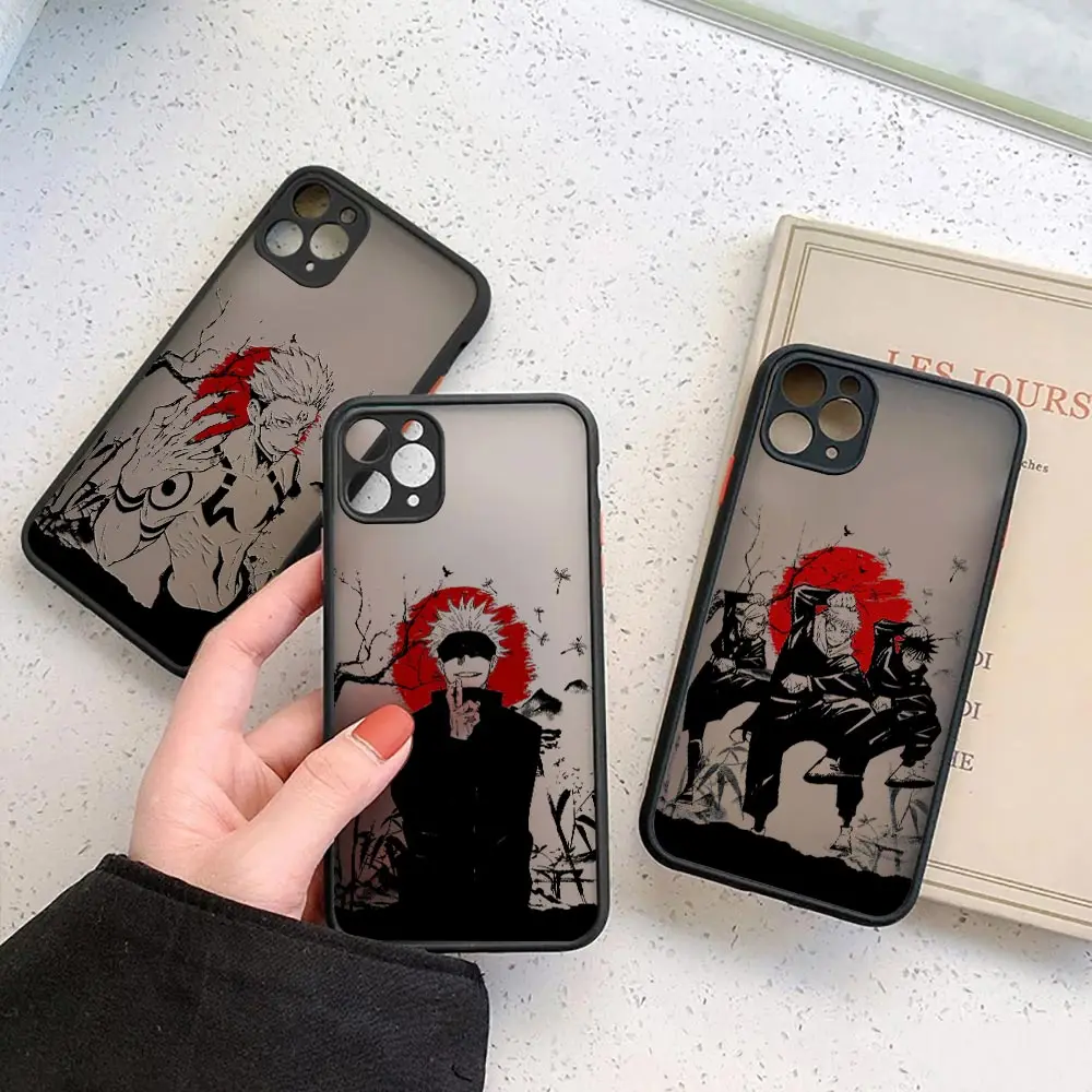 Japan Anime Jujutsu Kaisen Matte Funda iPhone14 Case For Apple iPhone 11 13 14 12 Pro Max Mini X XR SE 6 6S 7 8 Plus Coque Cover
Japan Anime Jujutsu Kaisen Matte Funda iPhone14 Case For Apple iPhone 11 13 14 12 Pro Max Mini X XR SE 6 6S 7 8 Plus Coque Cover