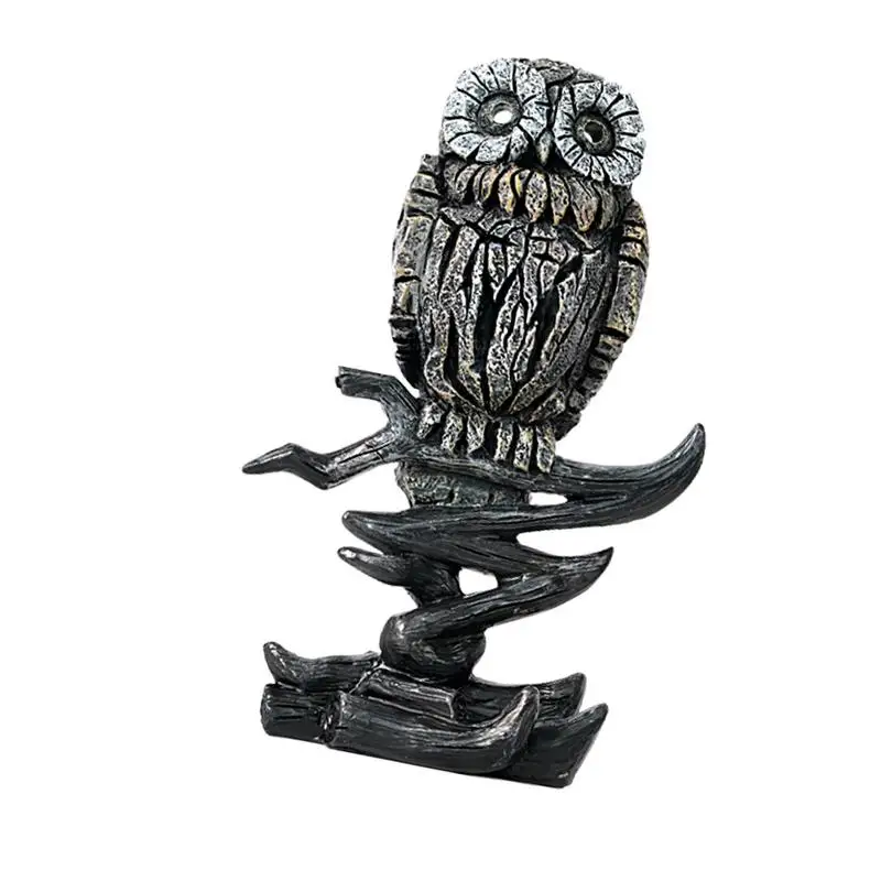 

Owl Tabletop Statue Ornament Creative Owl Desktop Figurine Decor Resin Crafts Desktop Ornaments Owl Eagle Exhibition Gardening