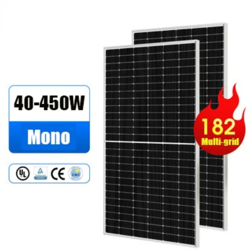 Hot Sale High Efficiency 400 Watt 450W Mono Half-Cut Monocrystalline Solar Panels With Good Price
Hot Sale High Efficiency 400 Watt 450W Mono Half-Cut Monocrystalline Solar Panels With Good Price