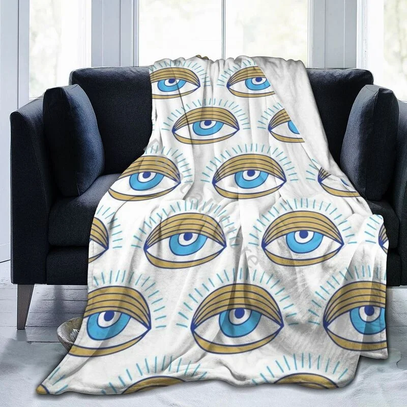 3D printing Evil Eye Super Soft Flannel Blanket Multifunctional Personalized Warmth All Seasons Bed Cover
3D printing Evil Eye Super Soft Flannel Blanket Multifunctional Personalized Warmth All Seasons Bed Cover