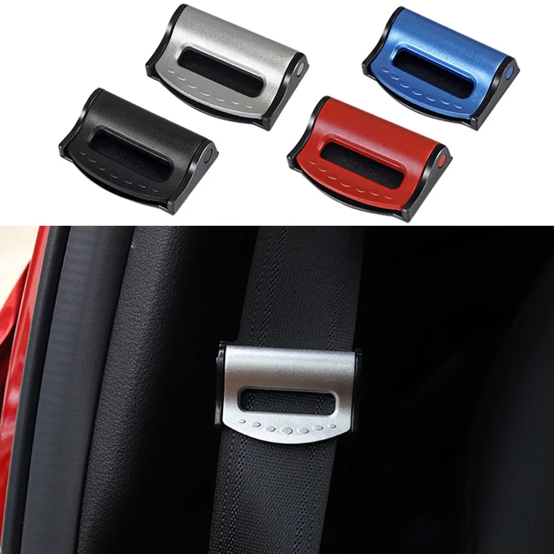 

2PCS Car Safety Seat Belt Buckle Clip Seatbelt Stopper Adjuster Clip Universal Car Seat Belt Fixing Clips Car Accessories