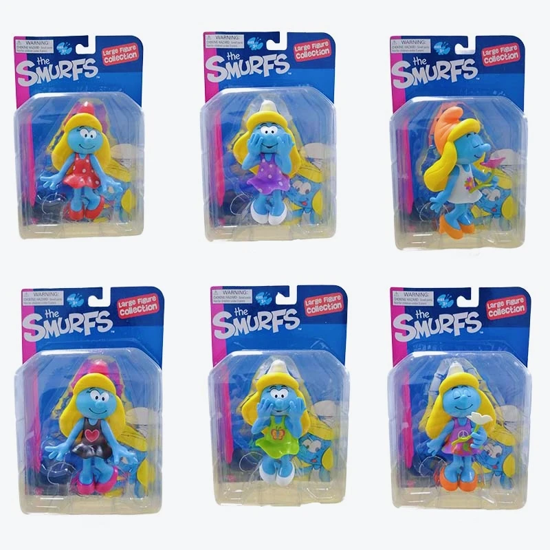 Genuine Smurfette TheSmurf Snappies Smurflingt Sasettes Smurflingt Action Figures Model Collection Halloween Gifts Toys
Genuine Smurfette TheSmurf Snappies Smurflingt Sasettes Smurflingt Action Figures Model Collection Halloween Gifts Toys