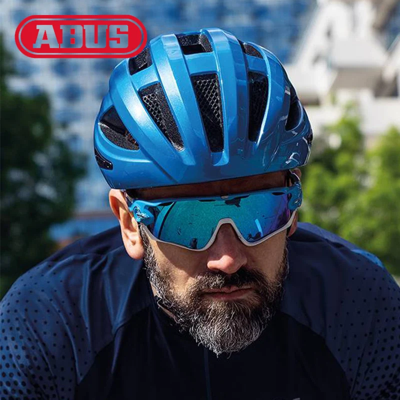 

ABUS MACATOR Sports Bicycle Helmet EPS Shockproof Breathable Ultralight ZOOM ACE Adjustabable MTB Bike Helmet Cycling Equipment
