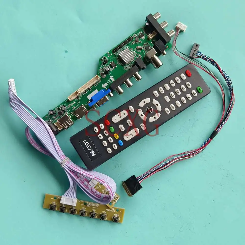 Совместимый с B156XTN02.2 1366 768 AV USB HDMI VGA LVDS 40 Pin цифровой сигнал DVB дисплей 15,6 "комплект платы управления драйвером ЖК-дисплея
Совместимый с B156XTN02.2 1366 768 AV USB HDMI VGA LVDS 40 Pin цифровой сигнал DVB дисплей 15,6 "комплект платы управления драйвером ЖК-дисплея